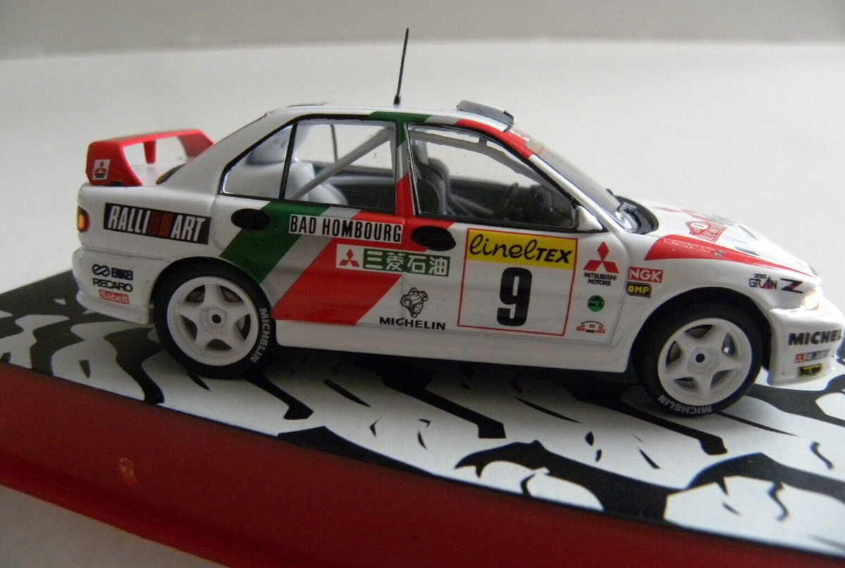 Figurine Rallye Monte-Carlo 1998 – Mitsubishi Dany Mannisenmaki 1/43