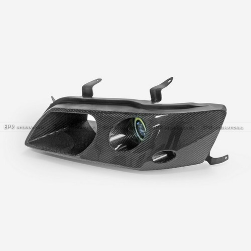 For Misubishi EVO 7 8 9 Front Vented Headlight Air Duct w/LED Carbon Fiber 1pcs - Imagen 5 de 12