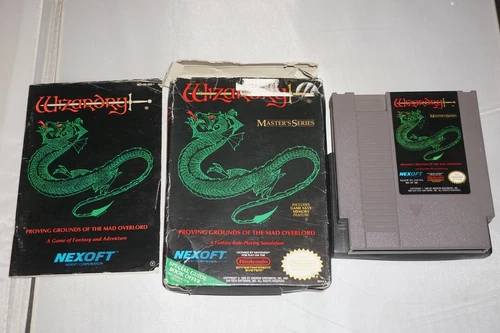 Wizardry: Proving Grounds of the Mad Overlord (Nintendo NES) Complete CIB #1