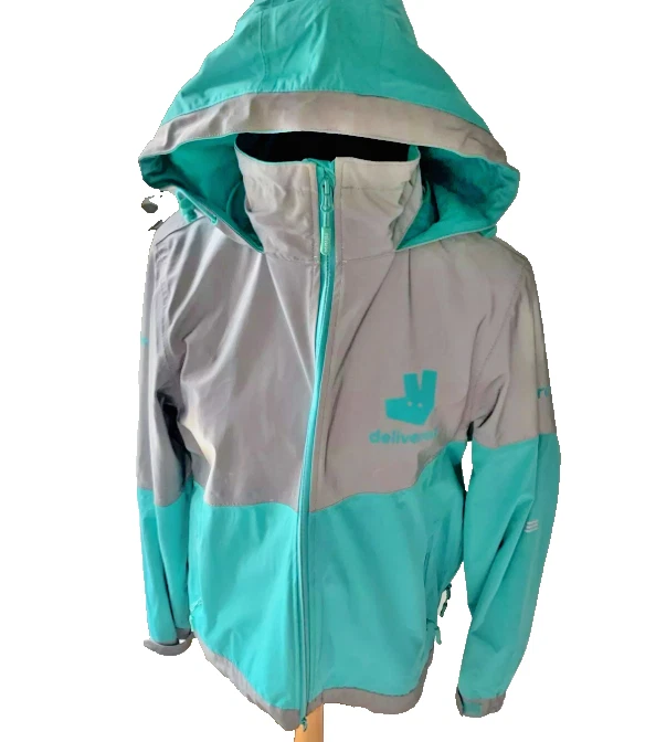 Retro Deliveroo Reflective Waterproof jacket Size Large Delivery BNWT FASTP&P
Opens in a new window 
