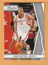 Shane Battier Houston Rockets 2010-11 Prestige #39 Duke Blue Devils 13U