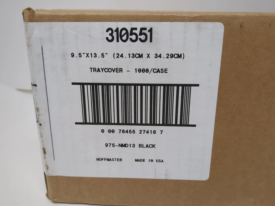 10 in x 14 in Scalloped Black Paper Placemats 1000 ct - Image 2 of 4