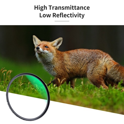 K&F Concept 37-49-86mm MC UV Protection Filter Ultra-Slim 24 Green Multi Coated - Picture 7 of 10