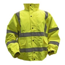 Image of Sealey Hi-Vis Yellow Jacket with Quilted Lining & Elastic Waist-XXL 802XXL