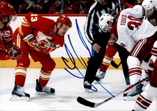 Vernon Fiddler Signed Arizona Coyotes 5x7 Photo #1