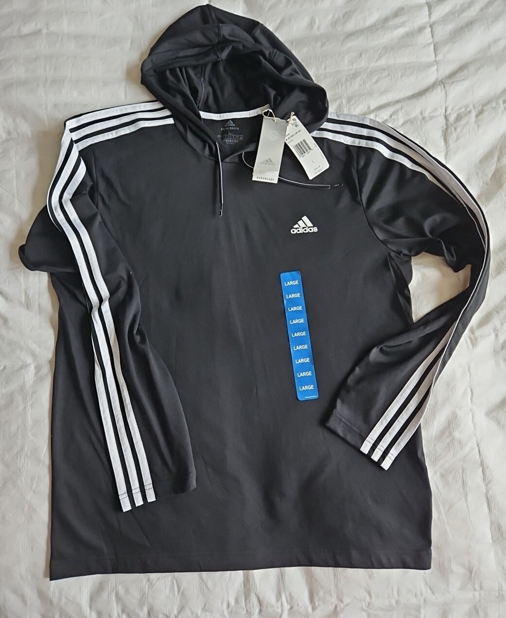adidas Hoodie Mens Size L thumbnail 7