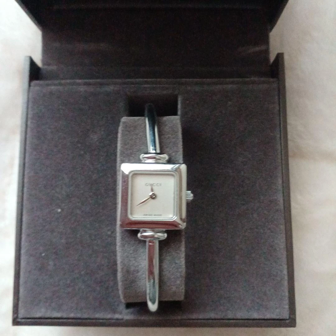 Orologio Gucci Bracciale 1900L Bianco Lusso Orologio Scatola da Collezione Inclusa