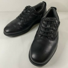 GEOX Respira Men  s Black Nebula Man S 4 Lace Up Sneaker, Size 8 US 
