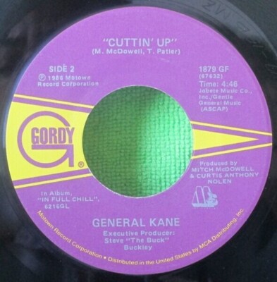 General Kane Cant Let Go Vinyl Single 7inch Gordy