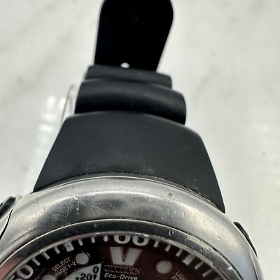 美品　CITIZEN Eco-Drive GPS CC9016 Citizen AQUALAND Eco-Drive Divers 200M Watch U106 1007996