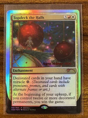 MTGTOPDECK THE HALLS Holiday Promo FOILPromos NM/M MYTHIC RARE 2020  UNPLAYED ! | eBay