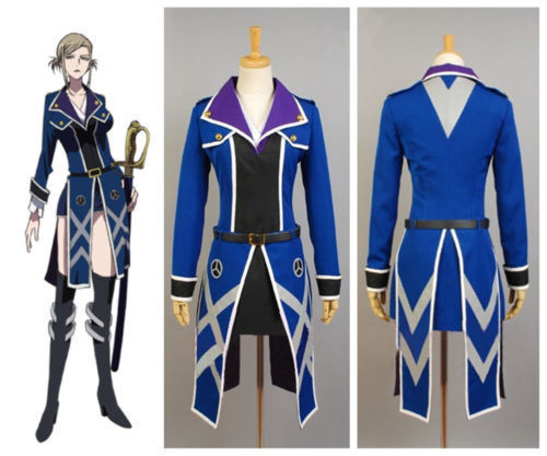 K Project Scepter 4 Awashima Seri Blau Cosplay Kostüm Kostümjacke Uniform:DF - Bild 5 von 7