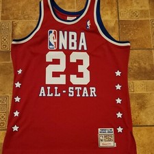 Nba Adult Xl(48) Micheal Jordan 1989 All Star Jersey 23 Mitchell and ness authen