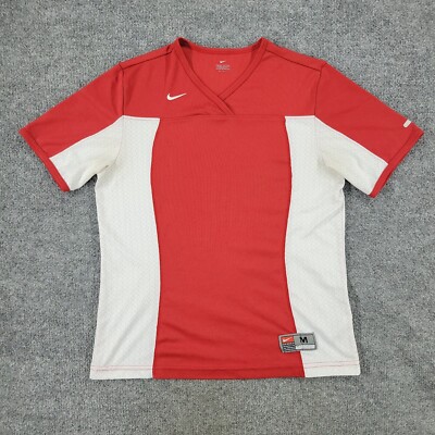 womens red dri fit shirt