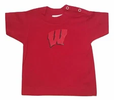 NCAA Baby Tee Wisconsin Badgers Infant Baby T-shirt