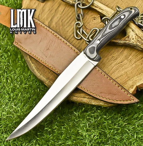 LMK Handmade Machete Bowie Knife AUS-10 Steel Micarta Gift Best Selling