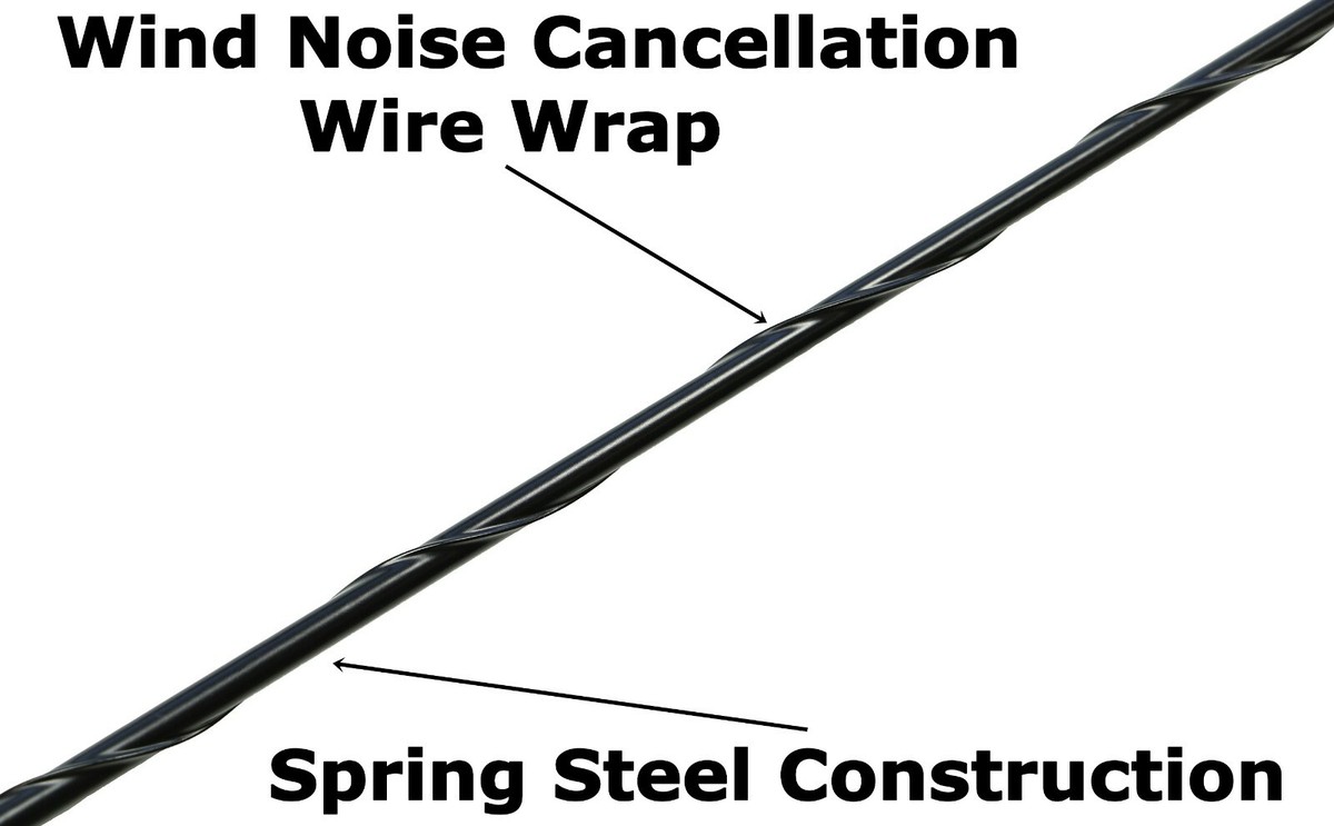 13 Black Stainless AM FM Antenna Mast FITS: 2009-2024 Dodge Ram Truck 1500 13 Black Stainless AM FM Antenna Mast FITS: 2009-2024 Dodge Ram Truck 1500
