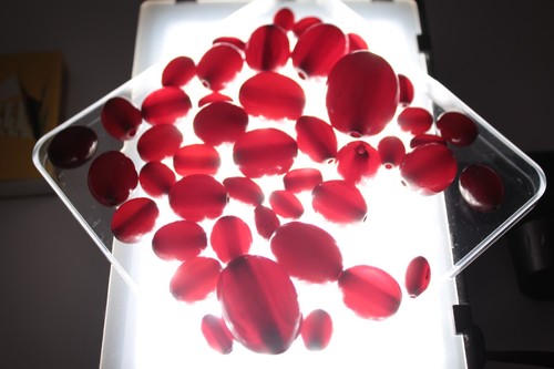 (6) Cherry amber Faturan style bakelite beads 71g approx - Picture 12 of 24