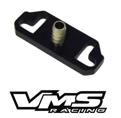 TOYOTA SCION RACING FUEL PRESSURE REGULATOR RAIL ADAPTER RISER - BLACK