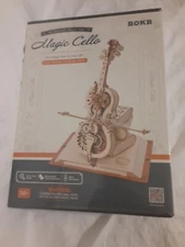 ROKR - Mechanical Music Box Magic Cello - Music: Nocturne E Flat -New Sealed Box