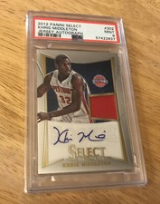 2012-13 KHRIS MIDDLETON PANINI SELECT AUTO JERSEY /399 PSA 9 RC ROOKIE