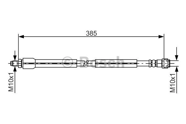 BRAKE HOSE FOR MERCEDES-BENZ BOSCH 1987476949 | eBay