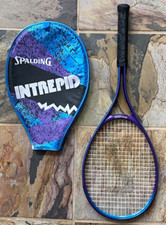 Spalding Intrepid Tennis Racquet 4 3/8 - Blue, Purple