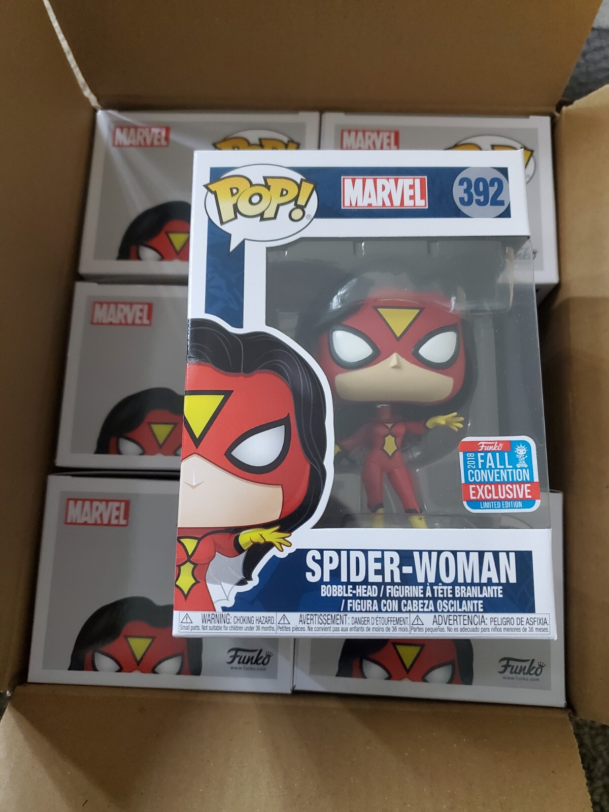 Funko Pop! Marvel: Spider-Woman #392 2018 Exclusivo De La Convención De Otoño