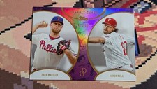 2025 Topps Dynamic Duals Zach Wheeler & Aaron Nola #42 PURPLE /99