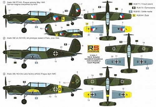 Arado Ar 396 in Prague Uprising (1/72 model kit, RS 92231) - Picture 2 of 5