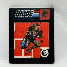G.I. GI Joe Sliding Puzzle A Real American Hero Stopper Hasbro 1983 Brain Game