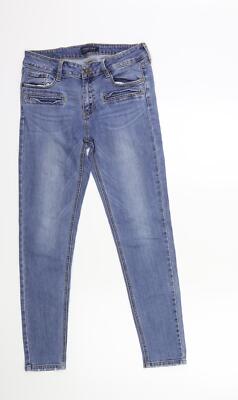 Just USA Damen Skinny Jeans blau Baumwollmischung Größe W26 L26
