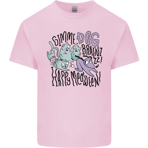 Zombie Cats Funny Halloween Dog Brains Kids T-Shirt Boys Girls - Picture 9 of 19