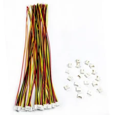 BOJOUL for 20 Sets JST 1.25Mm 3 Pin Male Connector and 28AWG Female Connector 