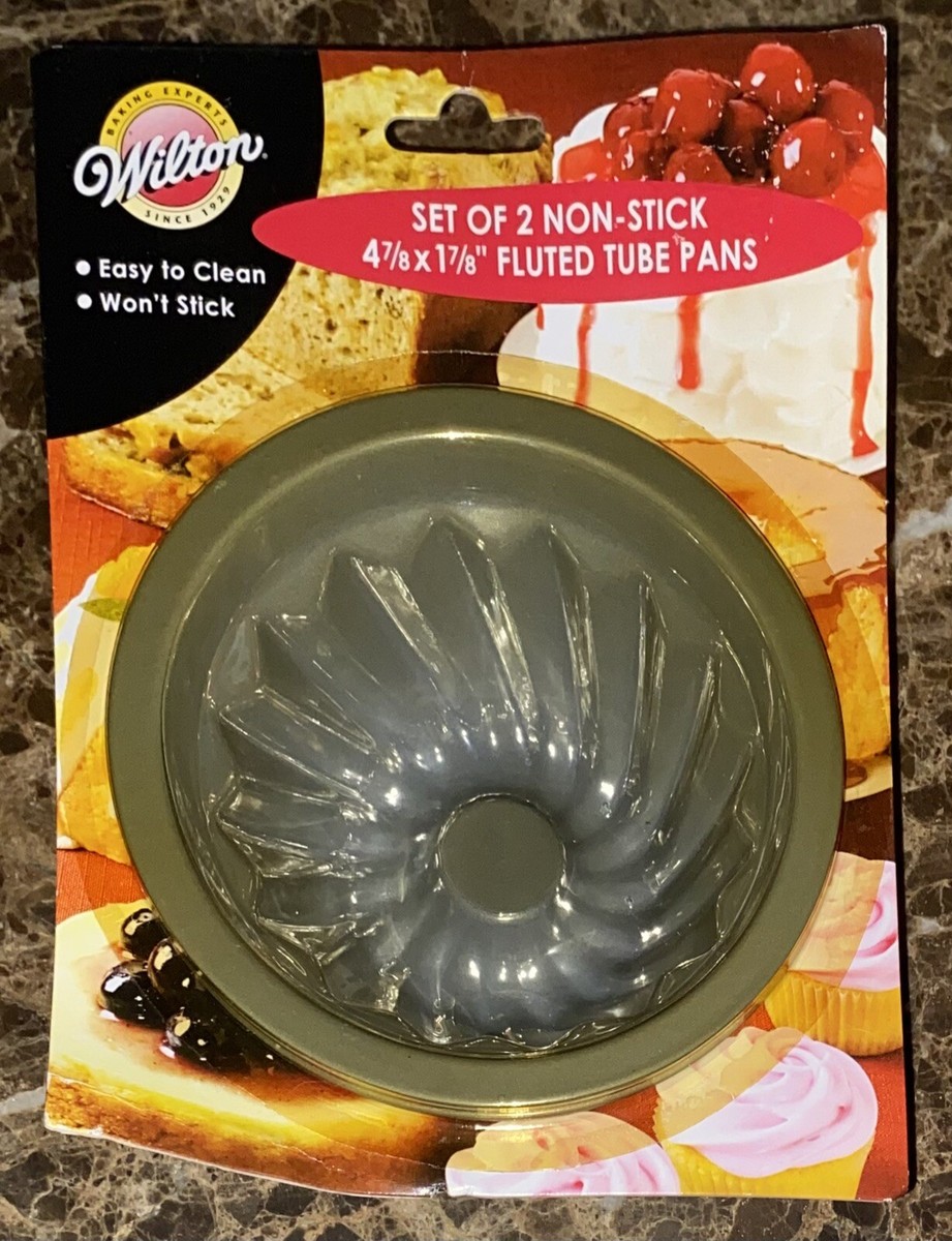 Wilton Non-Stick Fluted Tube Pans 4-7/8 