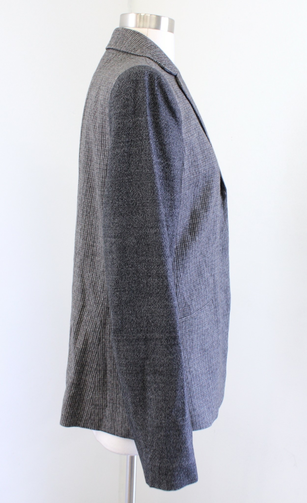 Ann Taylor Brown Gray Patchwork Contrast Sleeve P… - image 6