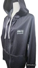 Patagonia Gray Hoodie Full Zip Size M Unisex Sporty