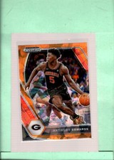 2021-22 Panini Prizm Draft Picks Prizms Orange Ice #65 Anthony Edwards  ID:55616