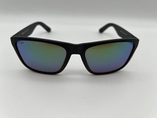 NEW Costa Del Mar LOS ALIJOS Polarized Sunglasses Matte Black/Green Mirror Glass