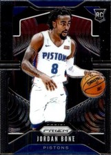 2019-20 Panini Prizm #291 Jordan Bone Rookie Card Detroit Pistons