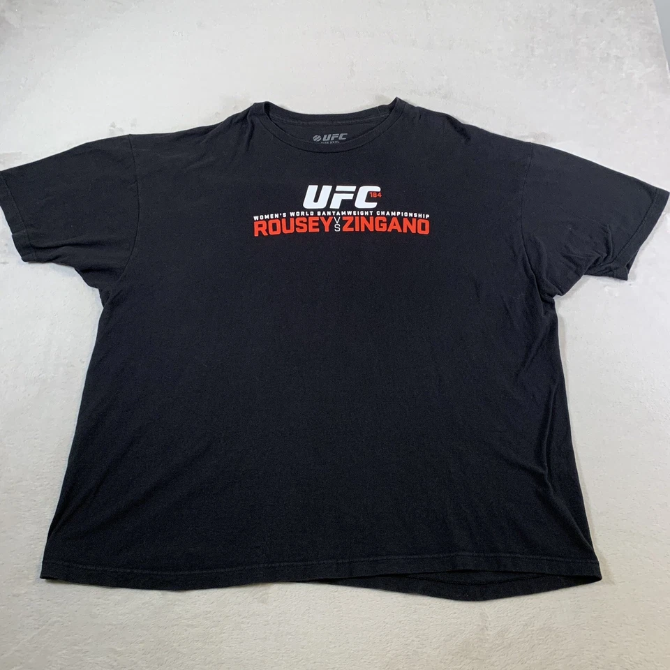 UFC 184 Shirt Mens 3XL Black Ronda Rousey Bantamweight Championship MMA XXXL - Image 4 of 4