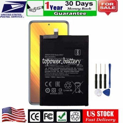 Battery for Xiaomi Pocophone X3 Poco X3 Pro M2007J20CG 460200003J1G BN57 3.85V