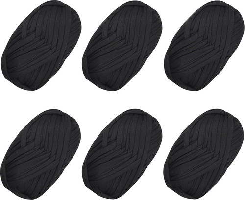 2/4/6Pc T-Shirt Yarn Elastic Fabric Crochet Cloth Yarn for DIY Knitting Hand Bag - Picture 62 of 215