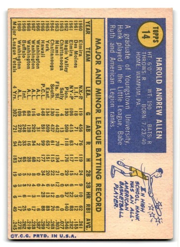 1970 Topps Baseball #1-250 VG to VG/EX You Choose Complete Your Set Vida Blue RC - Picture 23 of 402