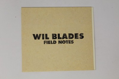 Wil Blades- Field Notes CD