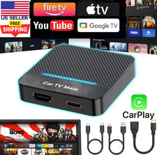 Wireless Carplay & Android Auto Adapter Built in Netflix YouTube 3-in-1 Car Play