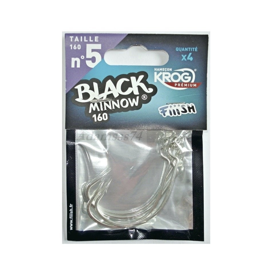 Fiiish Black Minnow No5 160 Krog Hooks