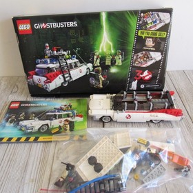 vtg Lego 2014 Ghostbusters 21108 Partially Assembled Car Figures &  loose pieces