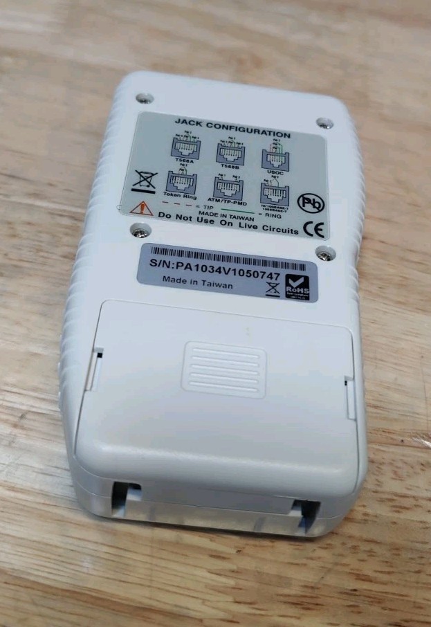 TRENDnet TC-NT2 Network Cable Tester w/ Soft Case NO BATTERIES 