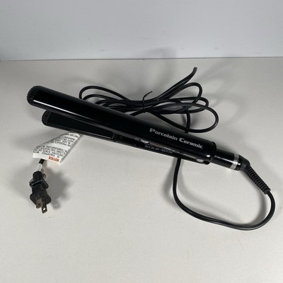 BaByliss Pro Porcelain Ceramic Flat Iron 1'' Hair Straightener BABP9557 TESTED